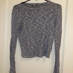Charlotte Russe gray long sleeve top